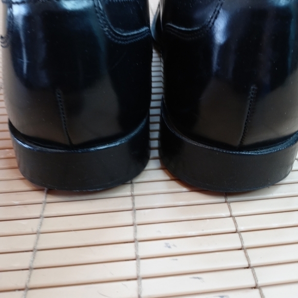 Florsheim men\'s black leather cap-toe Oxford sz 12D. 20.1pm main image 3